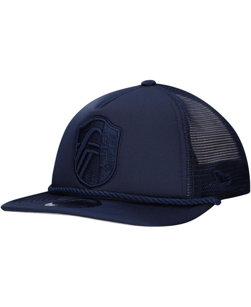 Men's Navy St. Louis City SC Tone Golfer Snapback Hat