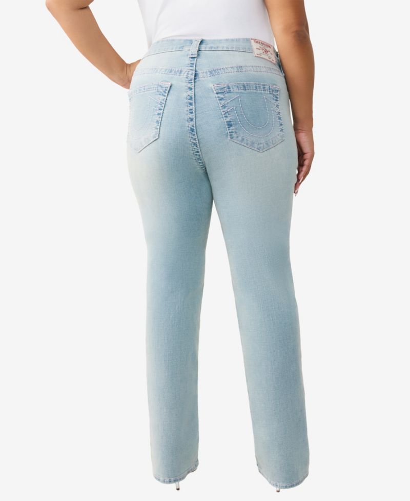 Plus Size Billie Mid-Rise Straight Big T Jeans