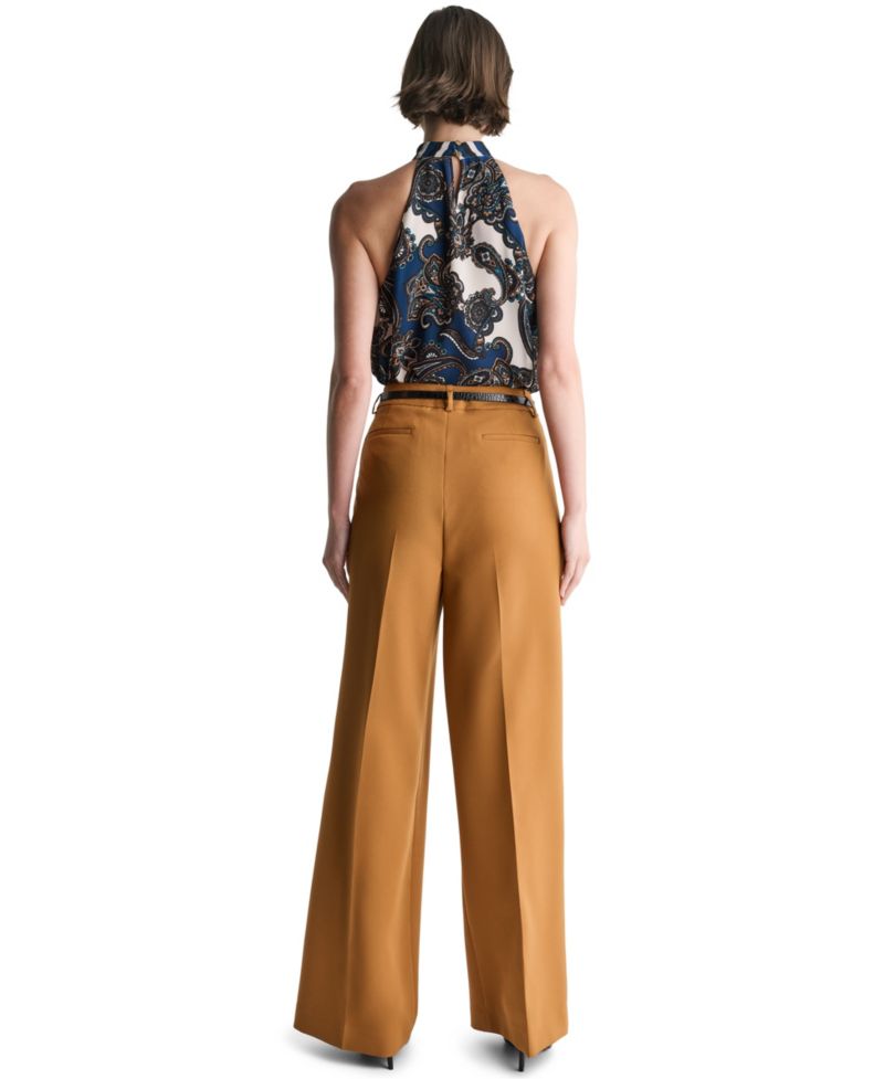 Women's Pleated Wide-Leg Pant