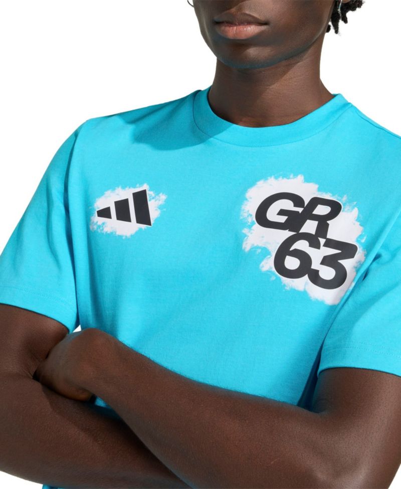 Men's George Russell Blue Mercedes-AMG Petronas F1 Team Name & Number T-Shirt