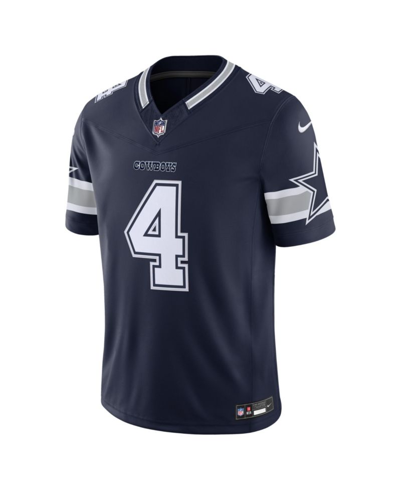 Men's Dak Prescott Navy Dallas Cowboys Team Vapor F.U.S.E. Stitched Limited Jersey