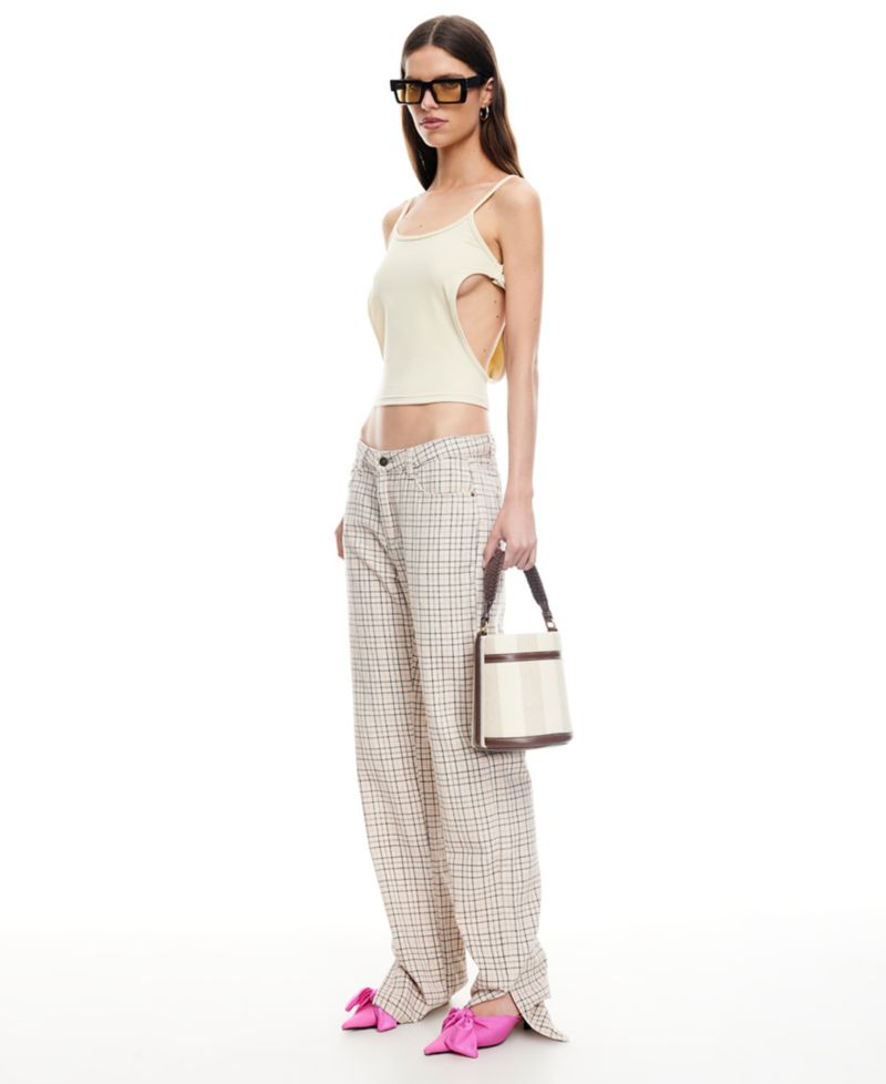 Women's Alabama Checked Detail Jeans