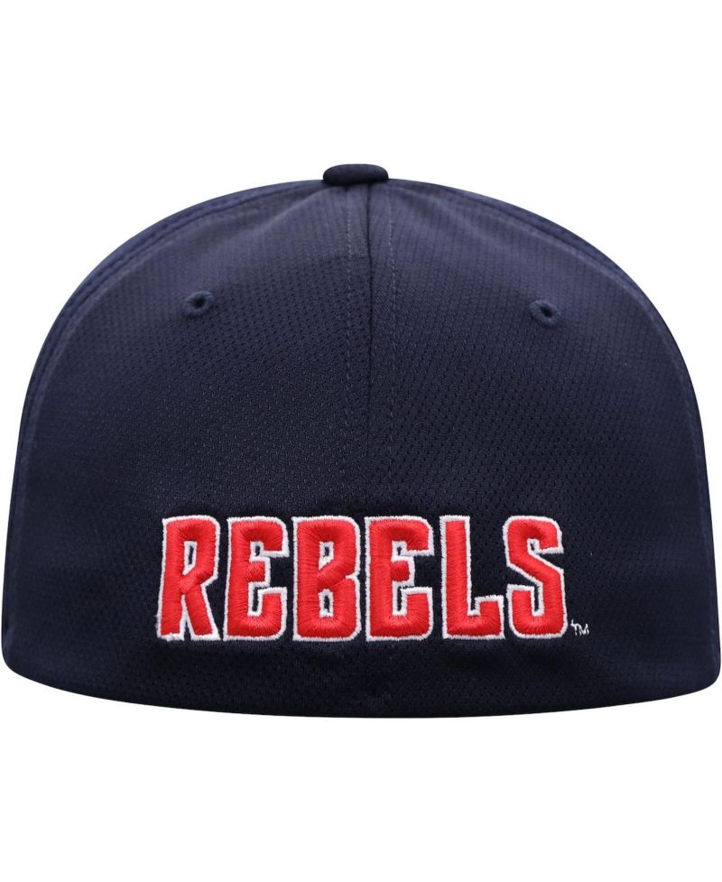 Men's Navy Ole Miss Rebels Reflex Logo Flex Hat