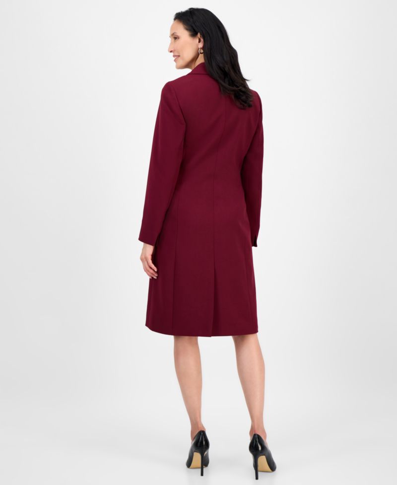 Women's Topper Jacket & Sleeveless 2 Piece Dress Suit, Regular & Petite