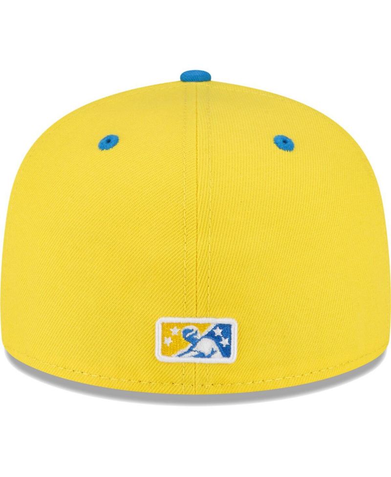 Men's Yellow Sacramento River Cats Copa De La Diversion 59FIFTY Fitted Hat