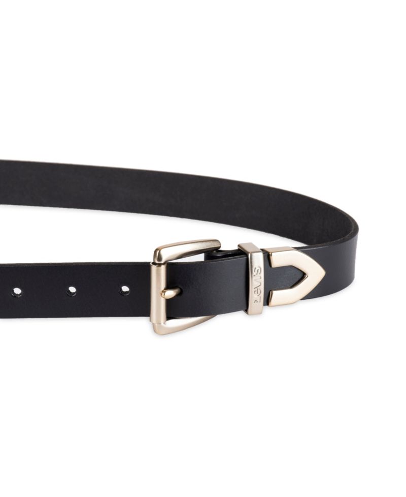 Women's Western Metal Tip End Leather Extended Size Belt