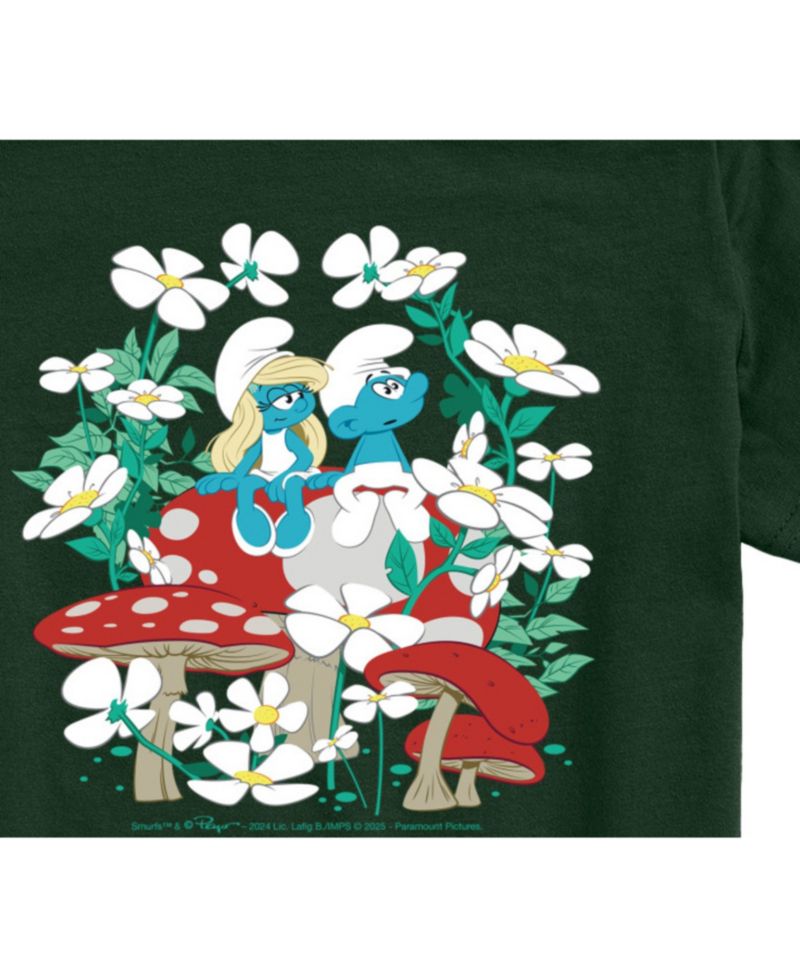 Big Boys Scene with Toadstools Graphic T-Shirt