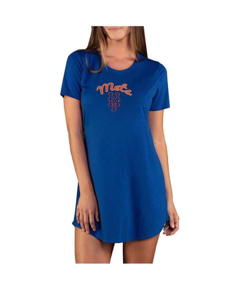 Women's Royal New York Mets Marathon Knit Nightshirt