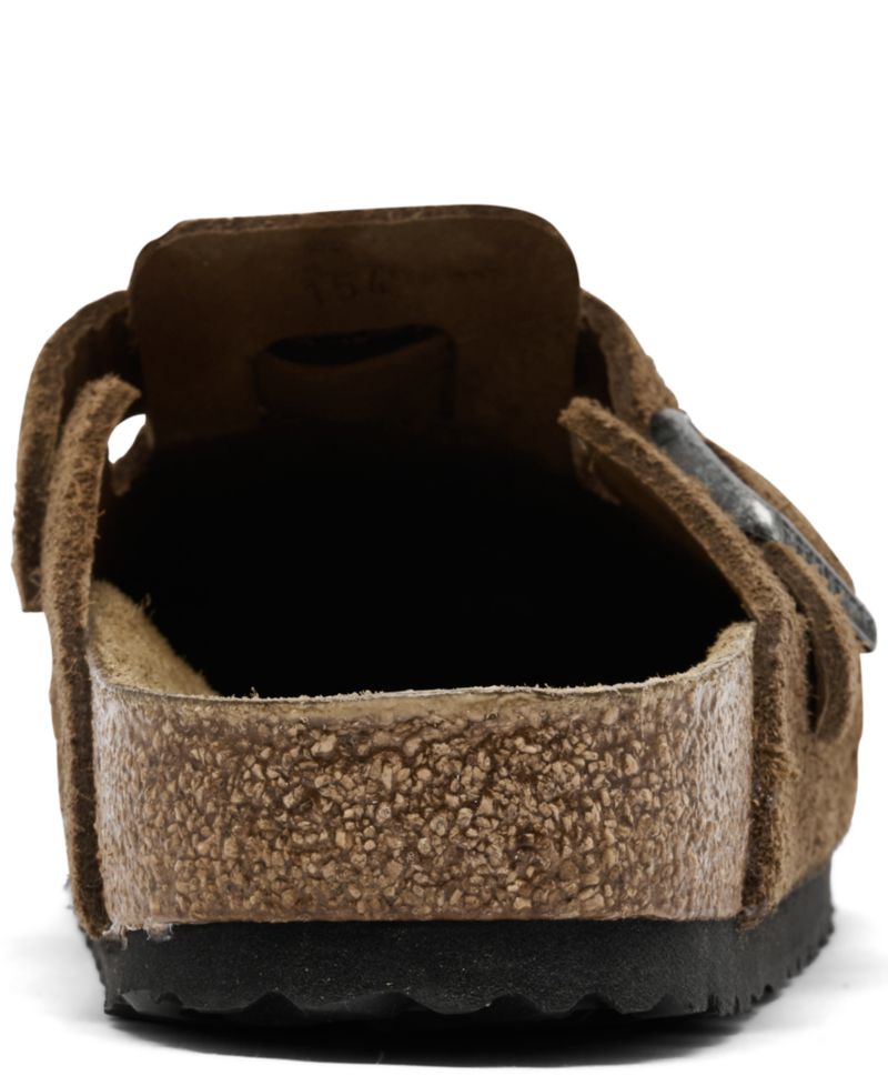 Women's Boston Suede Leather Casual Clogs from Finish Line