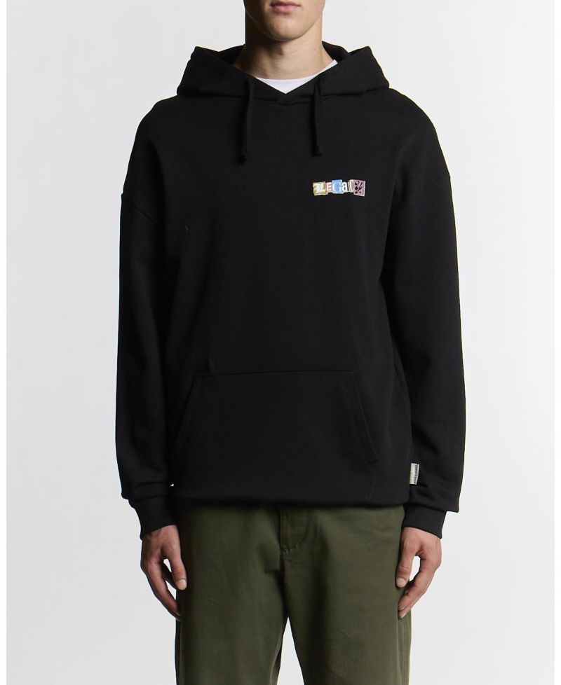 Men's Bold Letters Long Sleeve Graphic Hoodie