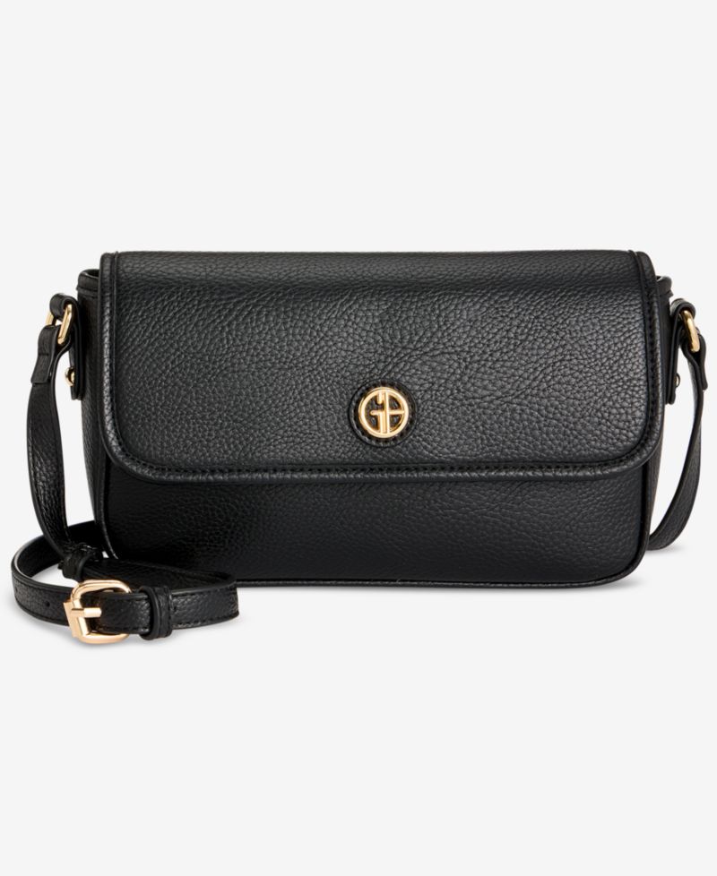 Pebble East West Small Flap Crossbody