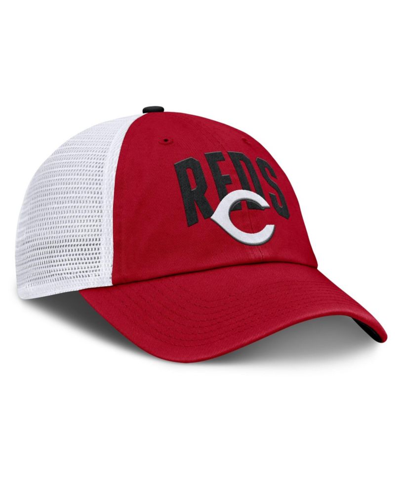 Men's Red Cincinnati Reds Primetime Club Adjustable Trucker Hat
