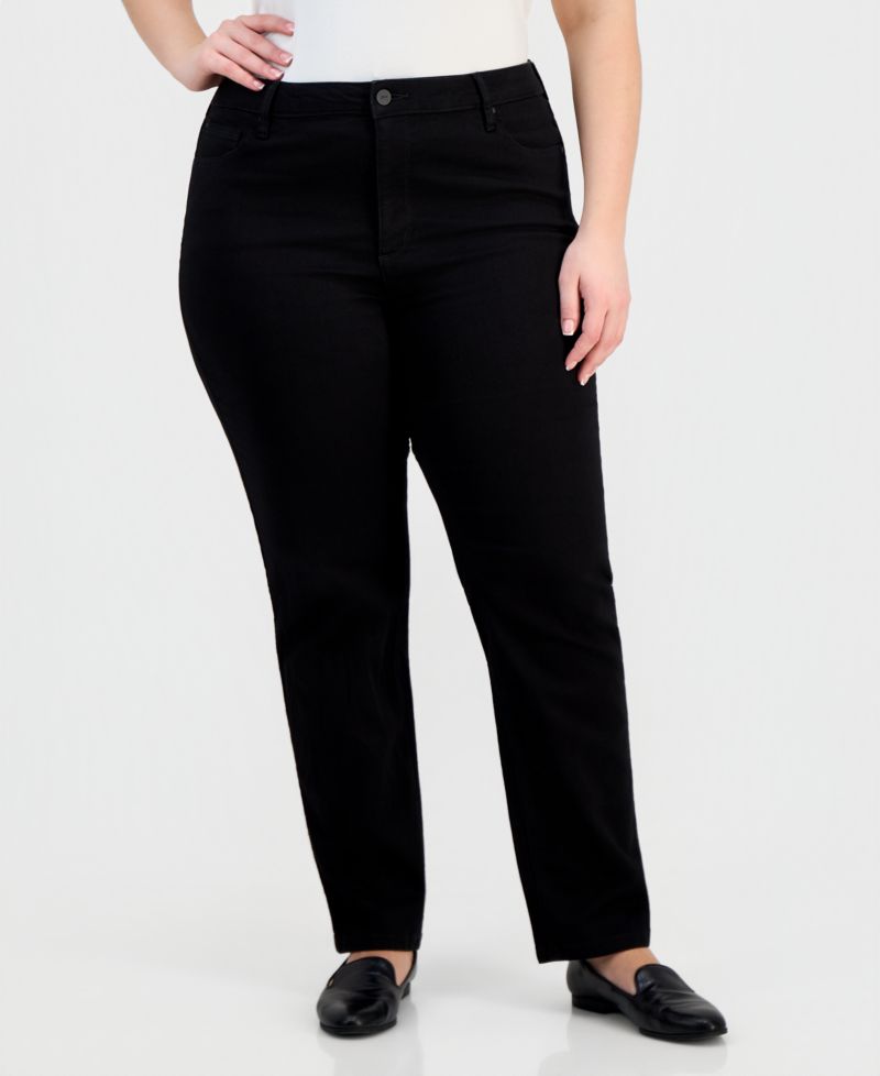 Plus Size Lexington Straight-Leg Jeans