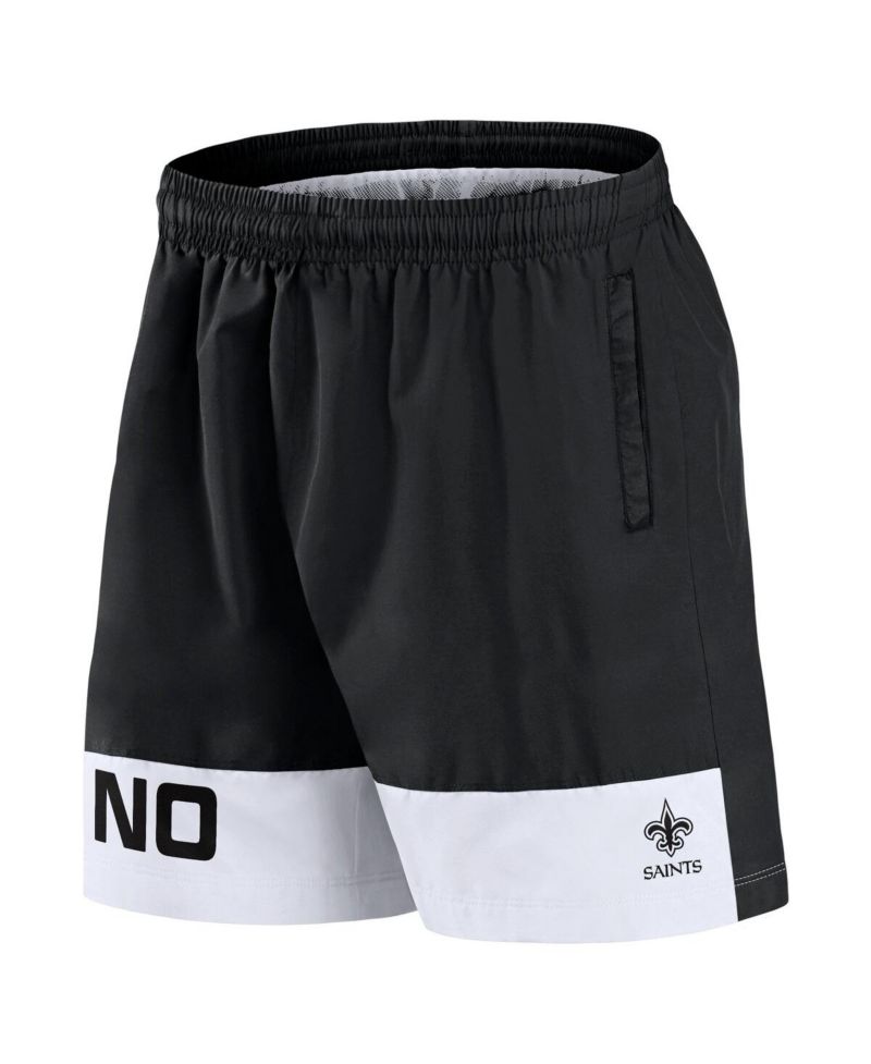 Men's Black New Orleans Saints Elements Shorts