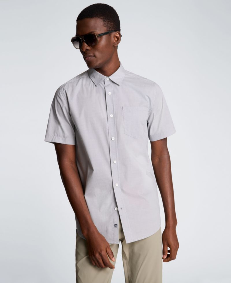 Men's Short-Sleeve Slim-Fit Shirt