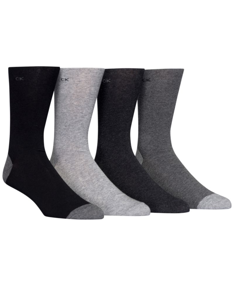 Men's Heel Toe Socks 4-Pack