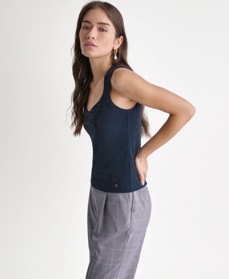 Women's Sleeveless V-Neck Top