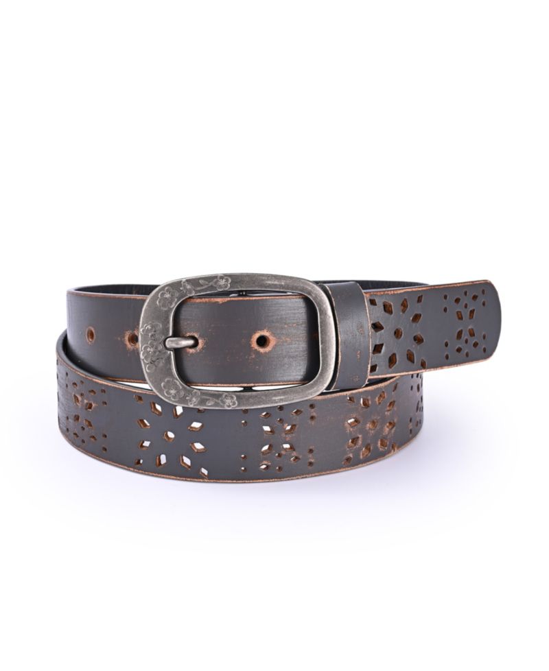 Women's Blooming Crocus Leather Belt