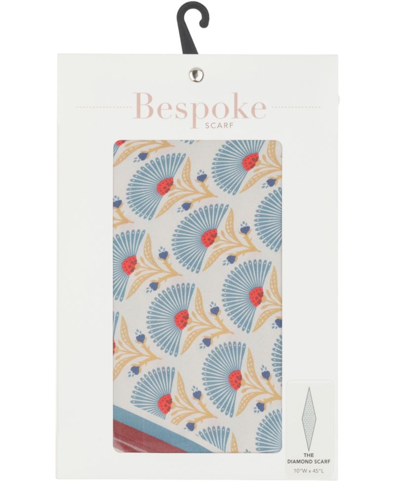 Geo-Print Diamond-Shape Scarf