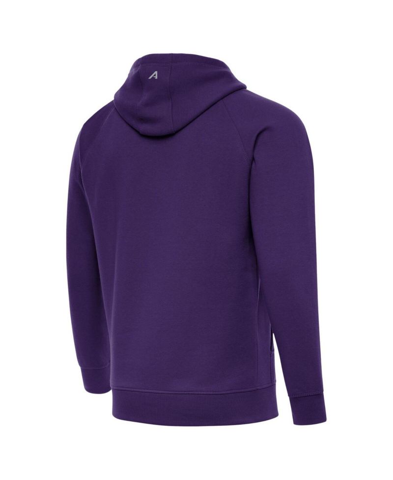 Men's Purple Minnesota Vikings Brushed Carbon Victory Pullover Hoodie