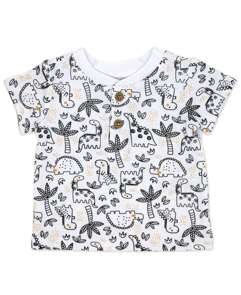 Baby Boys' Short-Sleeve T-Shirt, Bodysuit and Shorts, 3-Piece Set