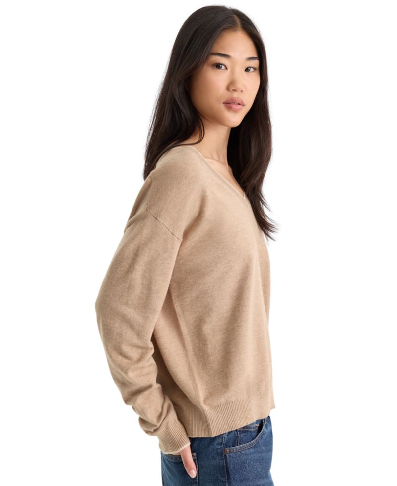 Women's Cozy V-Neck Pull-On Sweater