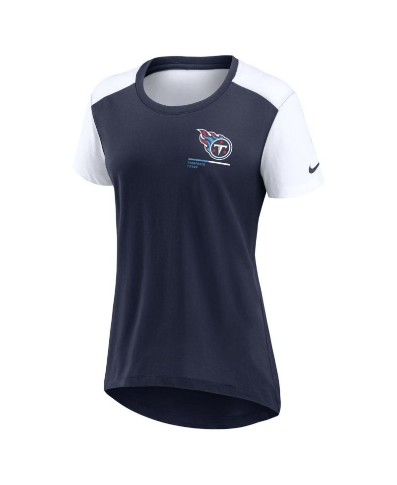 Women's Navy Tennessee Titans Performance Fashion T-Shirt