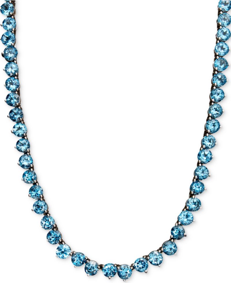 Amethyst Necklace (30 ct. t.w.) in Sterling Silver (Also Available in Peridot, Blue Topaz, Garnet & Multi-Stone)
