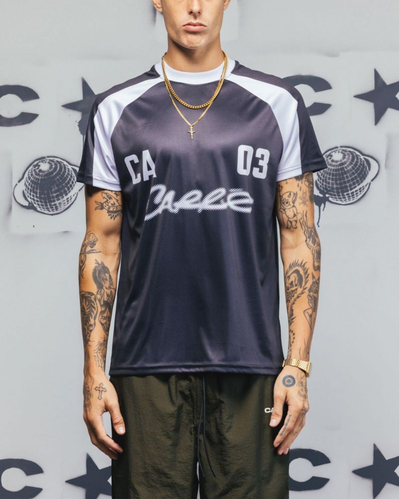 Men's Striker Jersey T-Shirt, Black - XXLarge