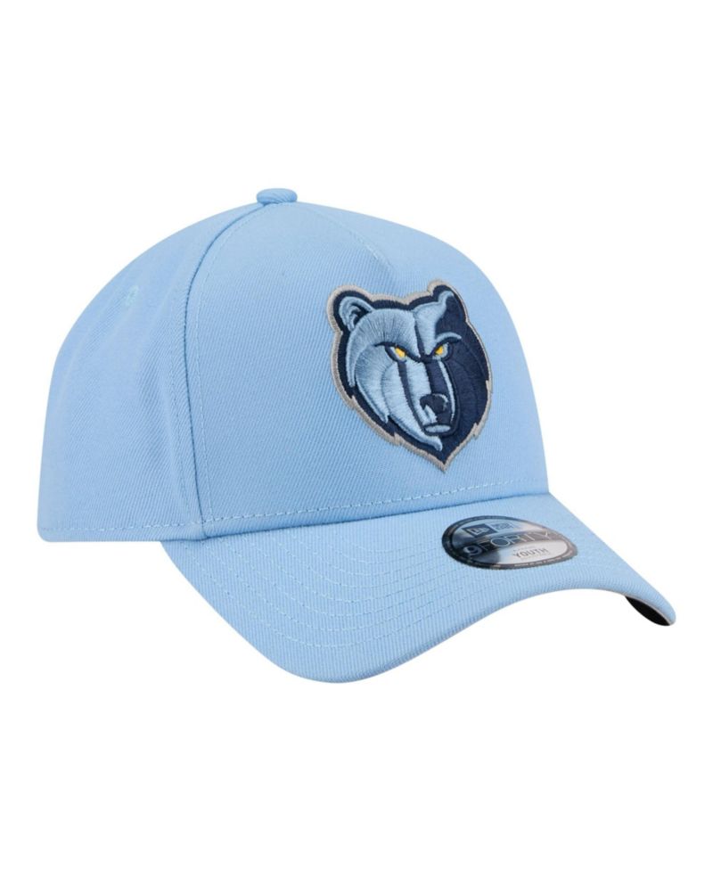 Big Boys and Girls Light Blue Memphis Grizzlies 9FORTY A-Frame Adjustable Hat
