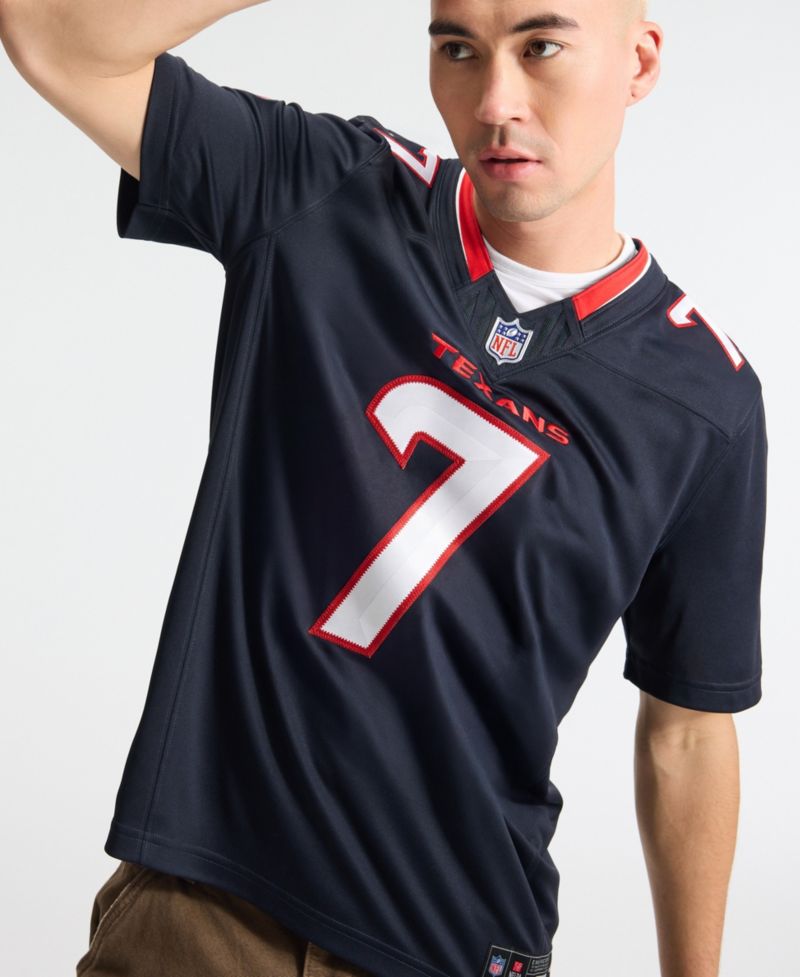 Men's C.J. Stroud Navy Houston Texans Vapor F.U.S.E. Stitched Limited Jersey