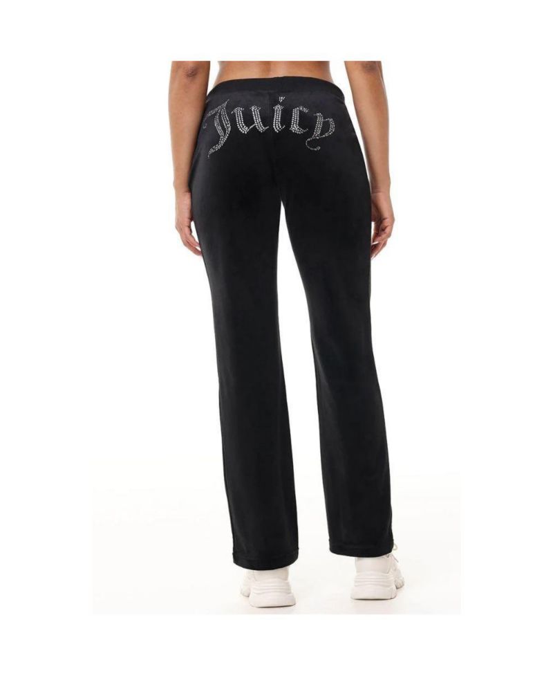 Women's OG Bling Track Pant Velour Y2K Bootcut Pants