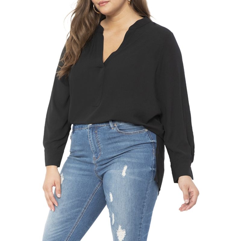Women's Mandarin Collar Tunic