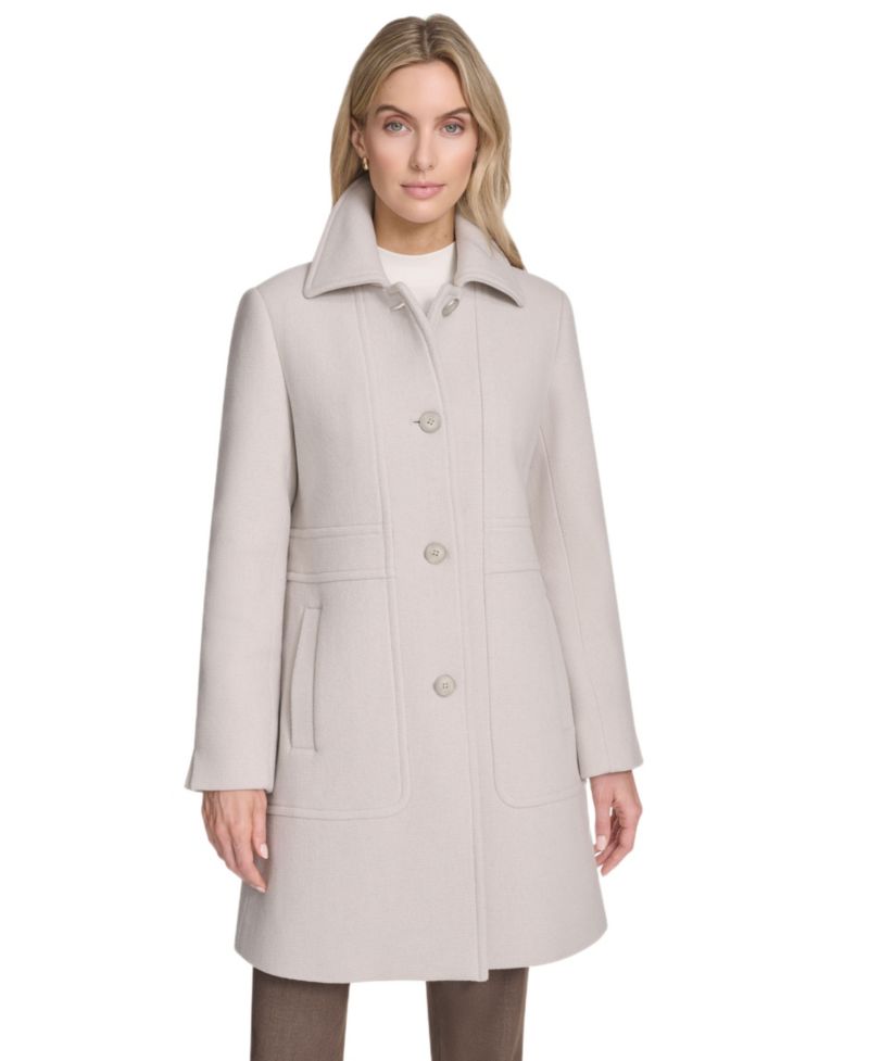 Women's Emmeline Wool Blend Slim Coat