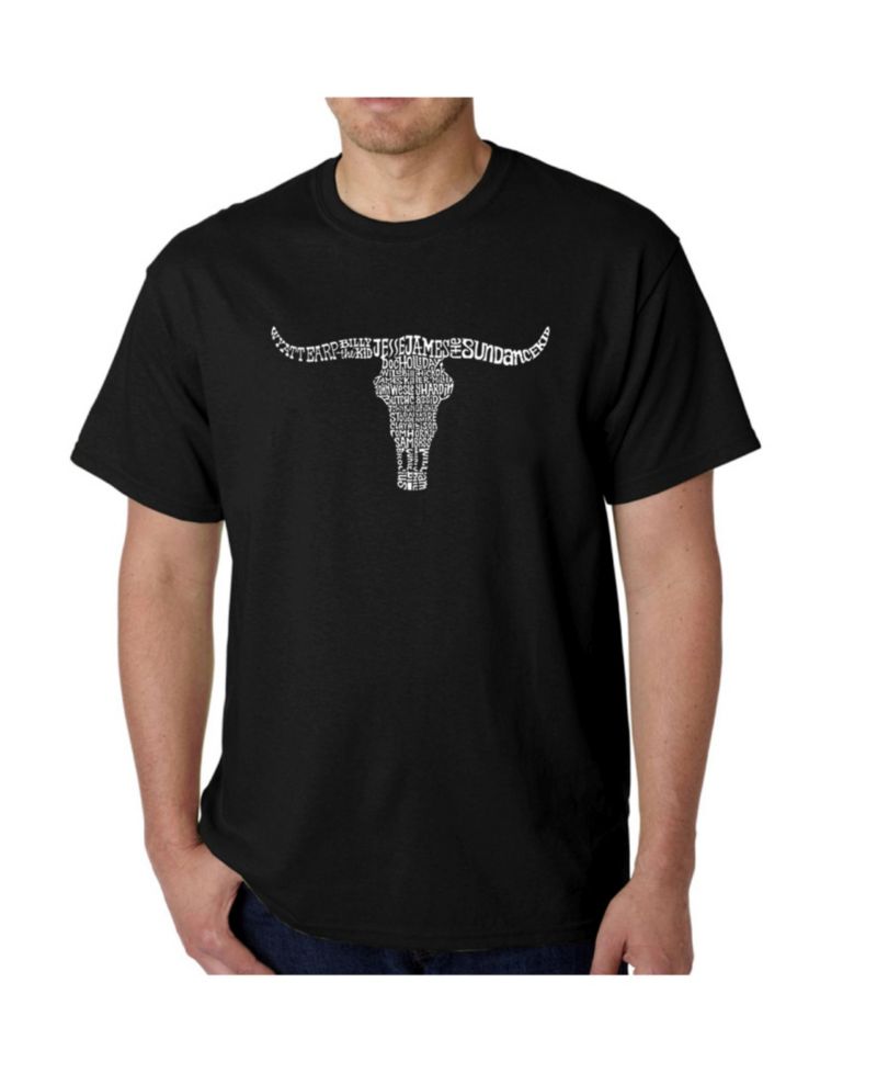 Men's Word Art T-Shirt - Outlaws
