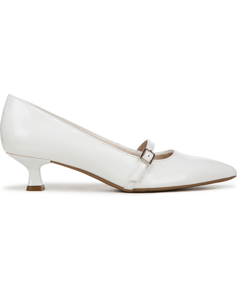 Women's Madelyn Mary Jane Pointed Toe Kitten Heel Pumps