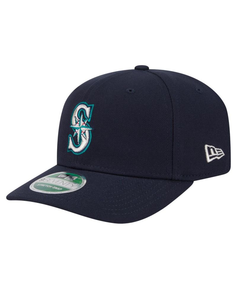Men's Navy Seattle Mariners Player Replica 9SEVENTY Adjustable Hat