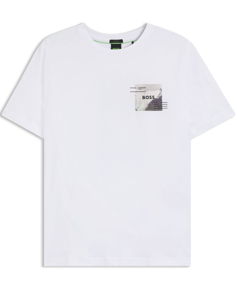 Men's Decorative Reflective Relaxed-Fit T-Shirt