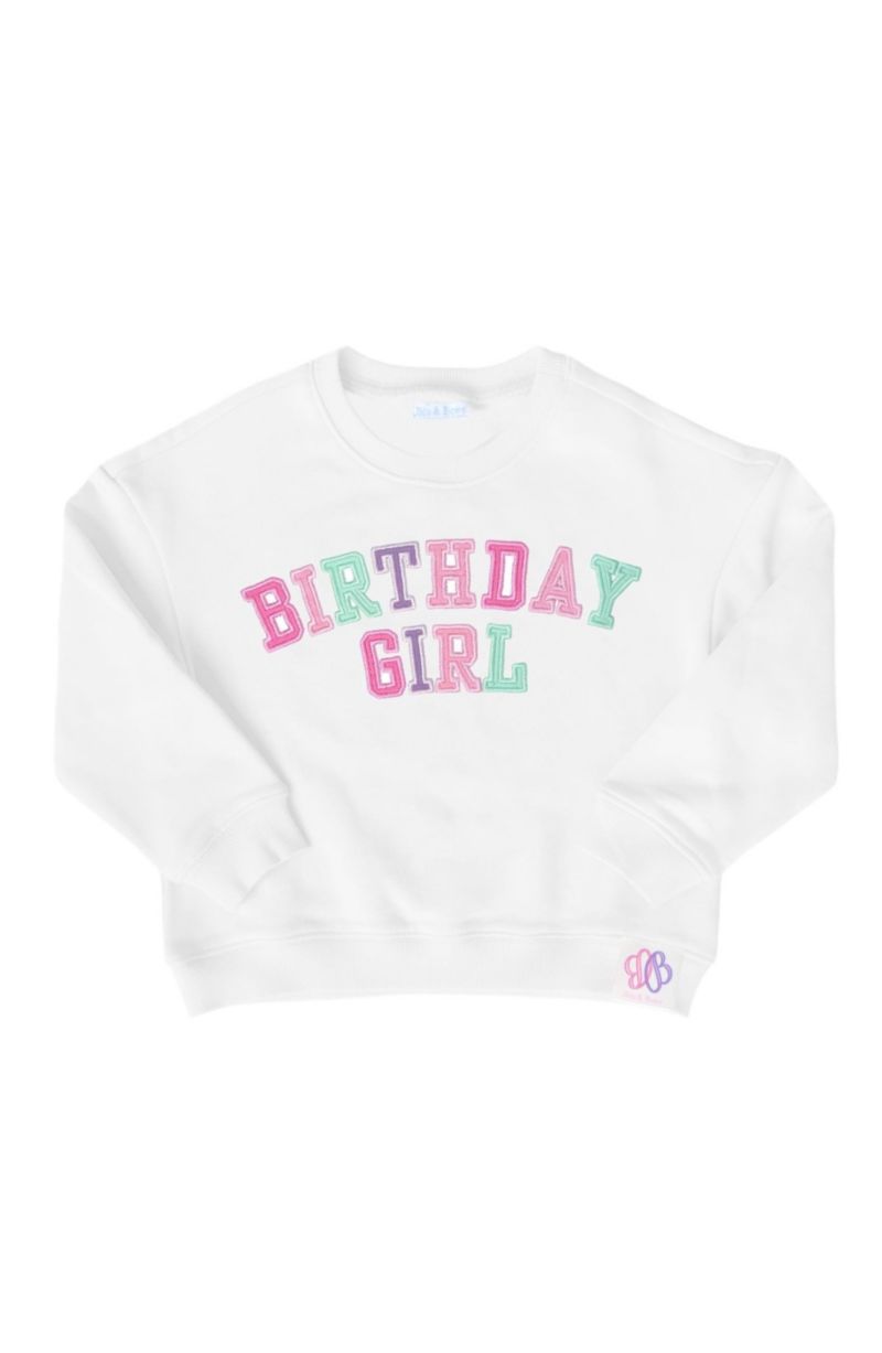 Little/Big Girls Birthday Girl Sweatshirt