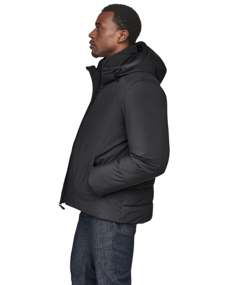 Men's Midweight Stretch Hooded Puffer Jacket