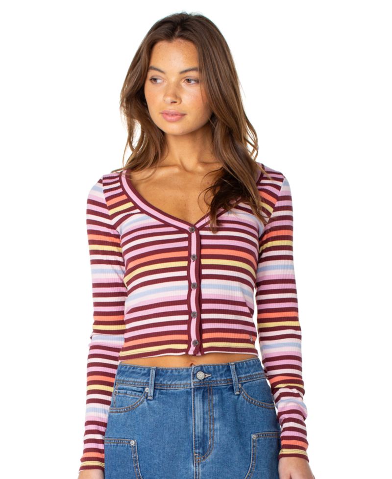 Women's Terrace Long-Sleeve Cropped Top