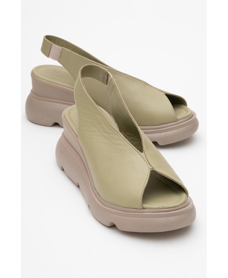 Sam Leather Platform Sandal (Women)