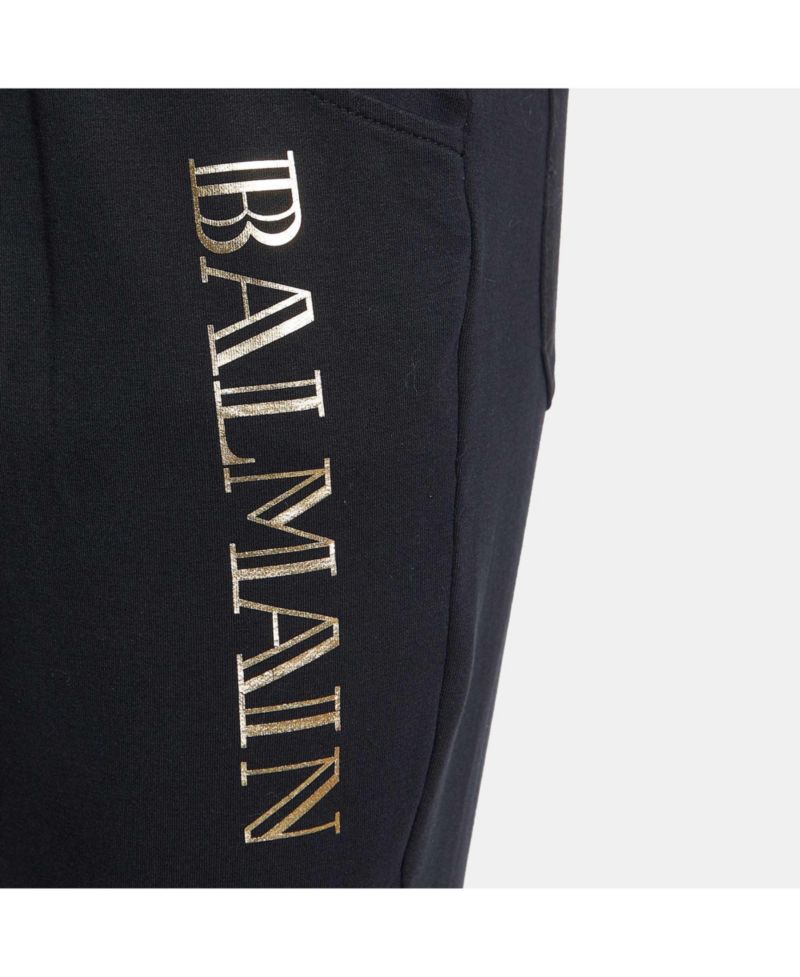 Balmain Women's Mid-Rise Logo-Print Joggers