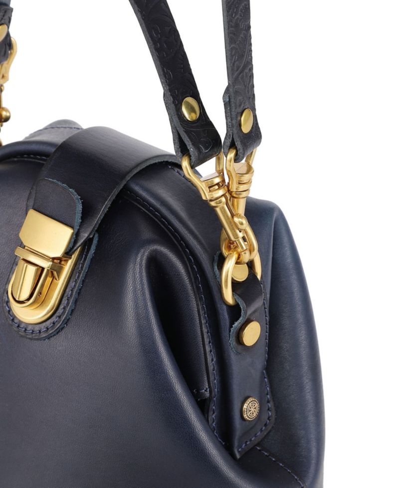Doctor Mini Leather Bucket Crossbody Bag