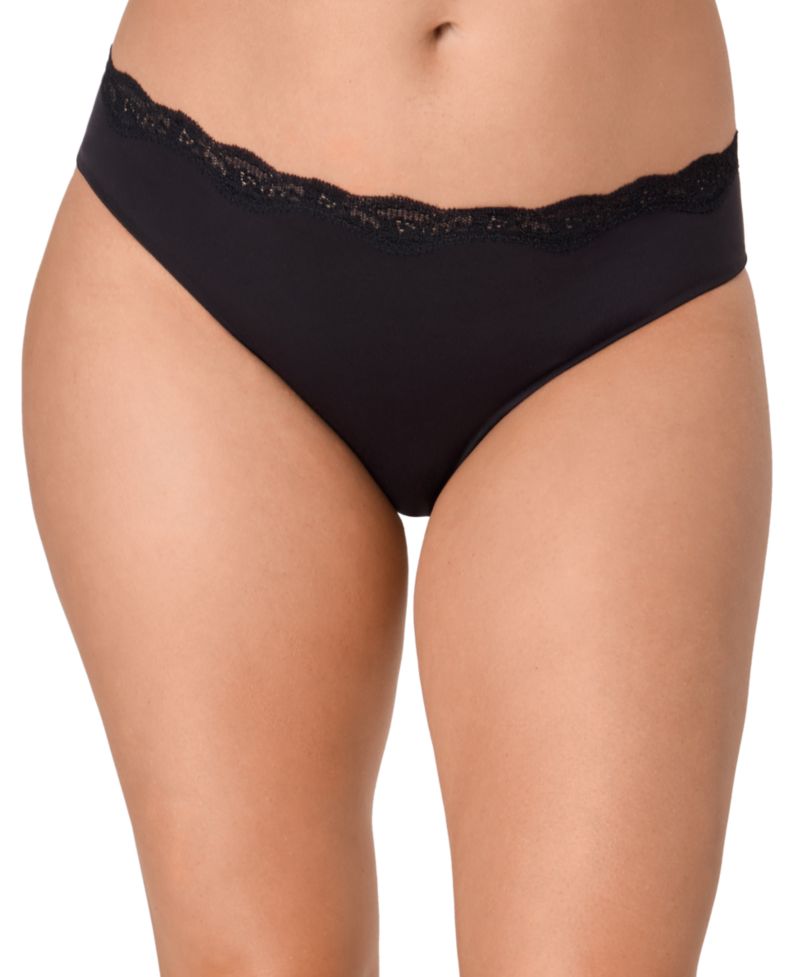 Women's Everyday Pretty Lace Cheeky Bikini Panty DMPLBK
