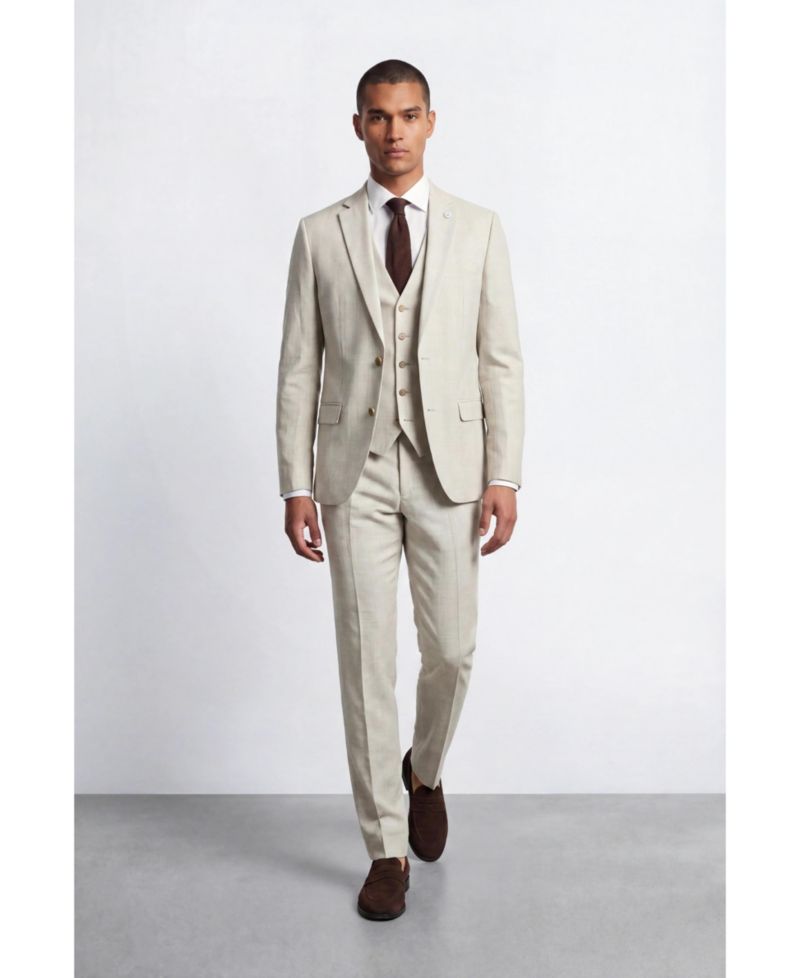 Men's Beckford Slim Fit Check Waistcoat