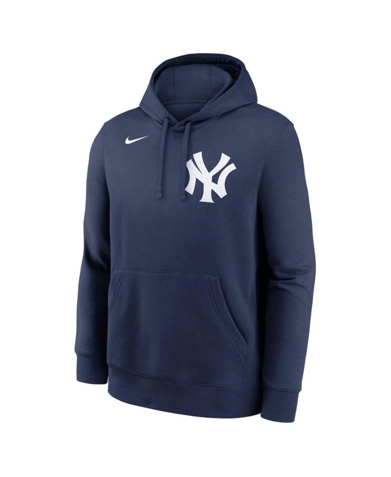 Men's Babe Ruth Navy New York Yankees Retired Player Name & Number Club Pullover Hoodie