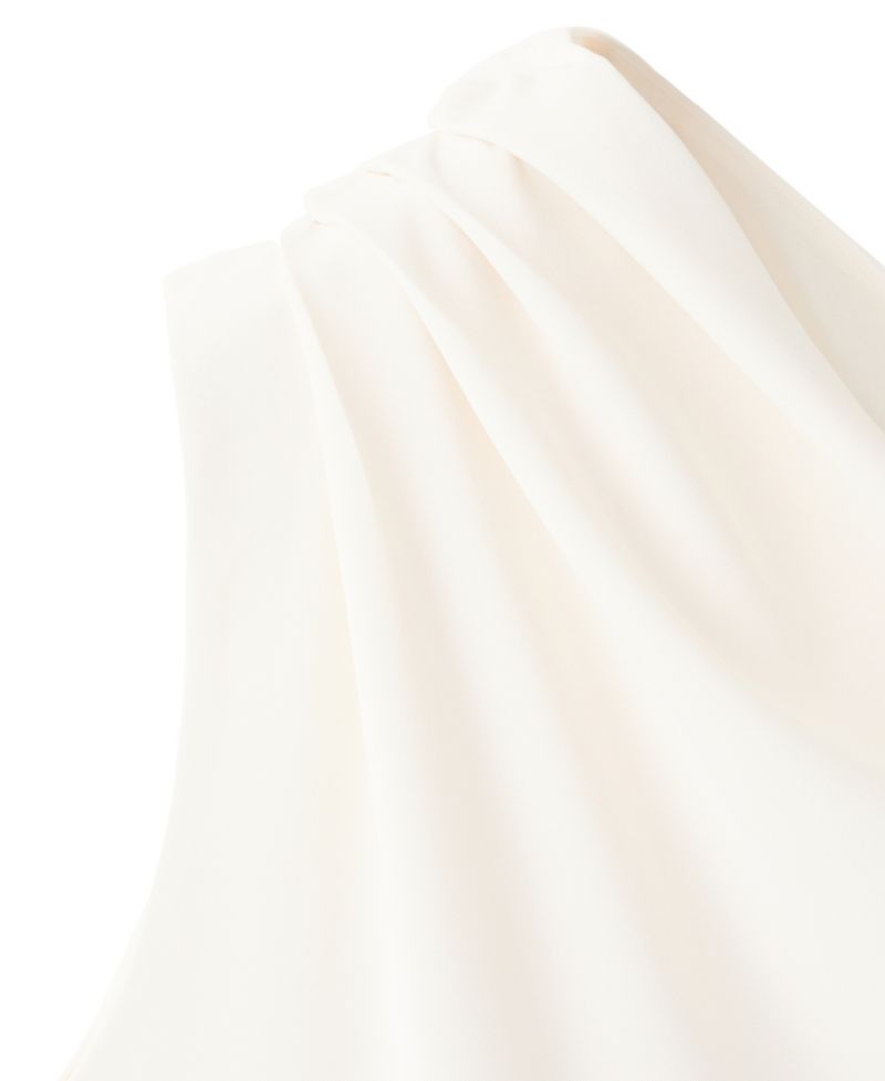 Women's Asymmetric Wide-Leg Belted Jumpsuit