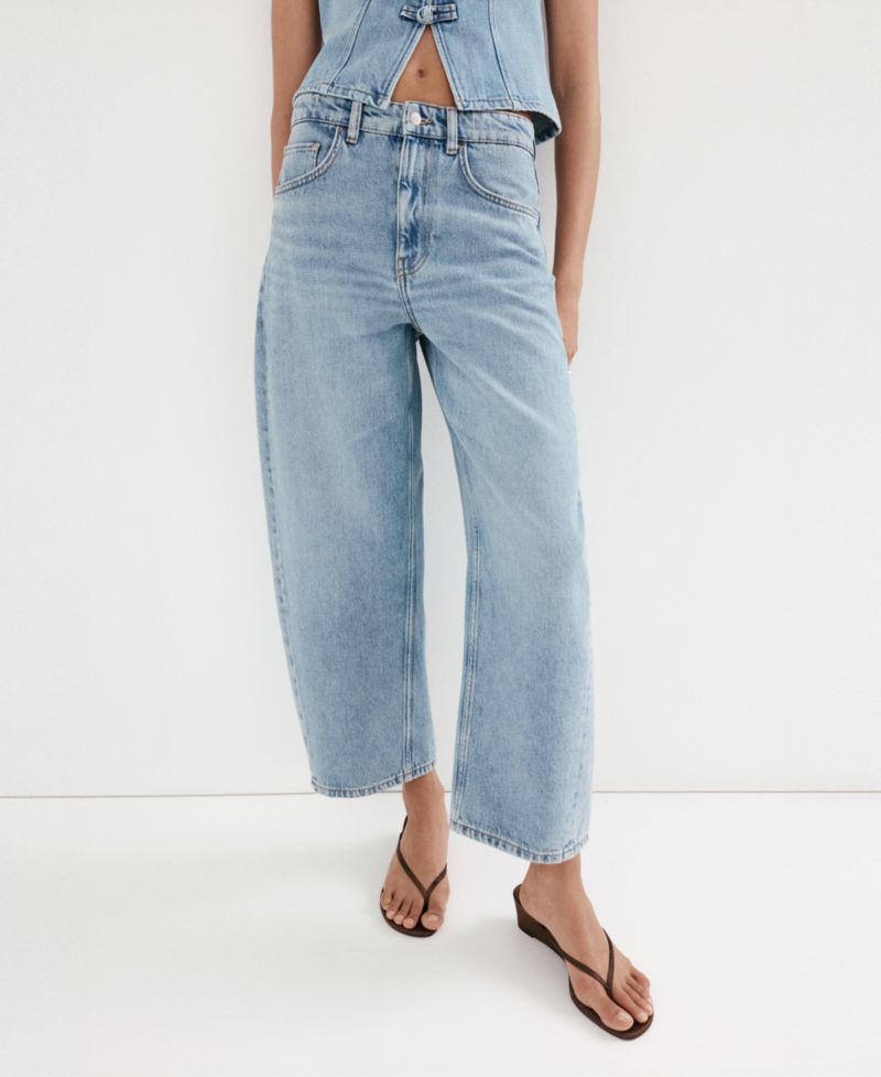 Women's Balloon Crop Jeans