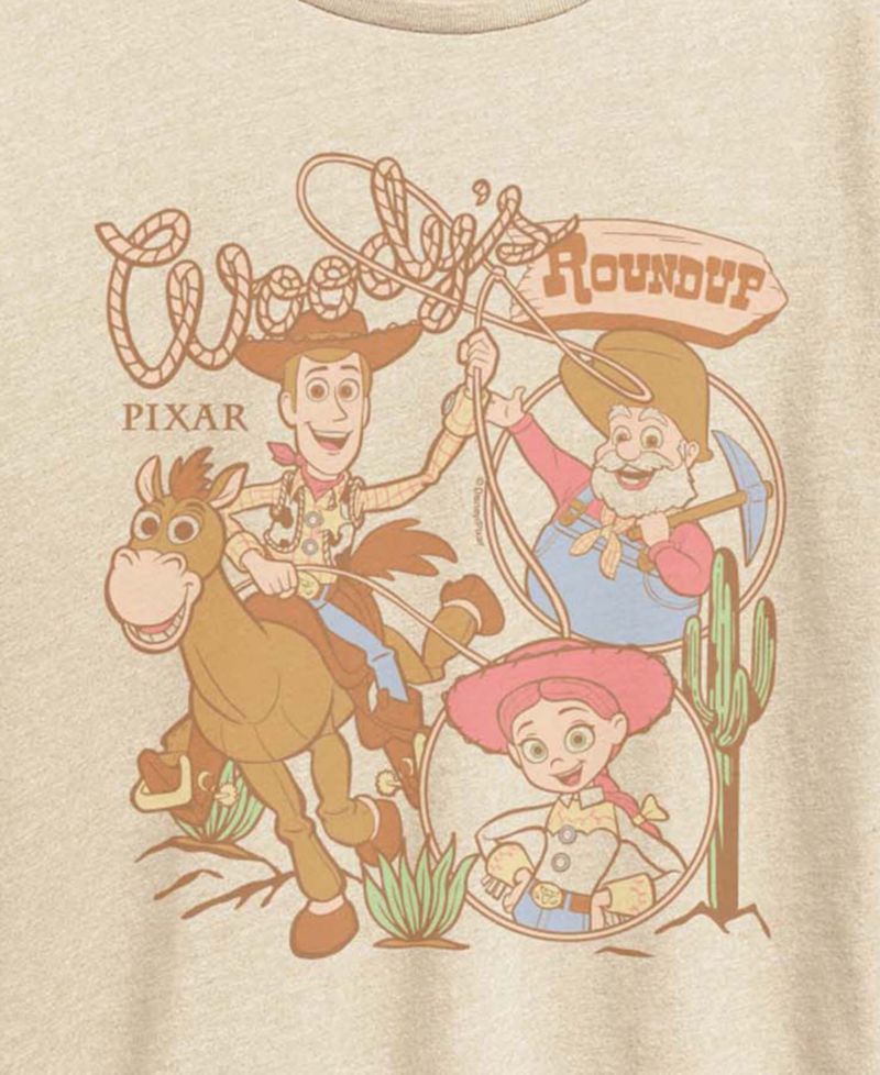 Plus Size Toy Story 4 Woodys Roundup Short-Sleeve Graphic T-Shirt